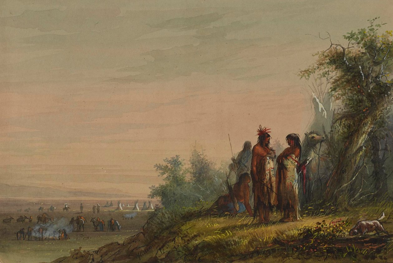 Lejr af Alfred Jacob Miller