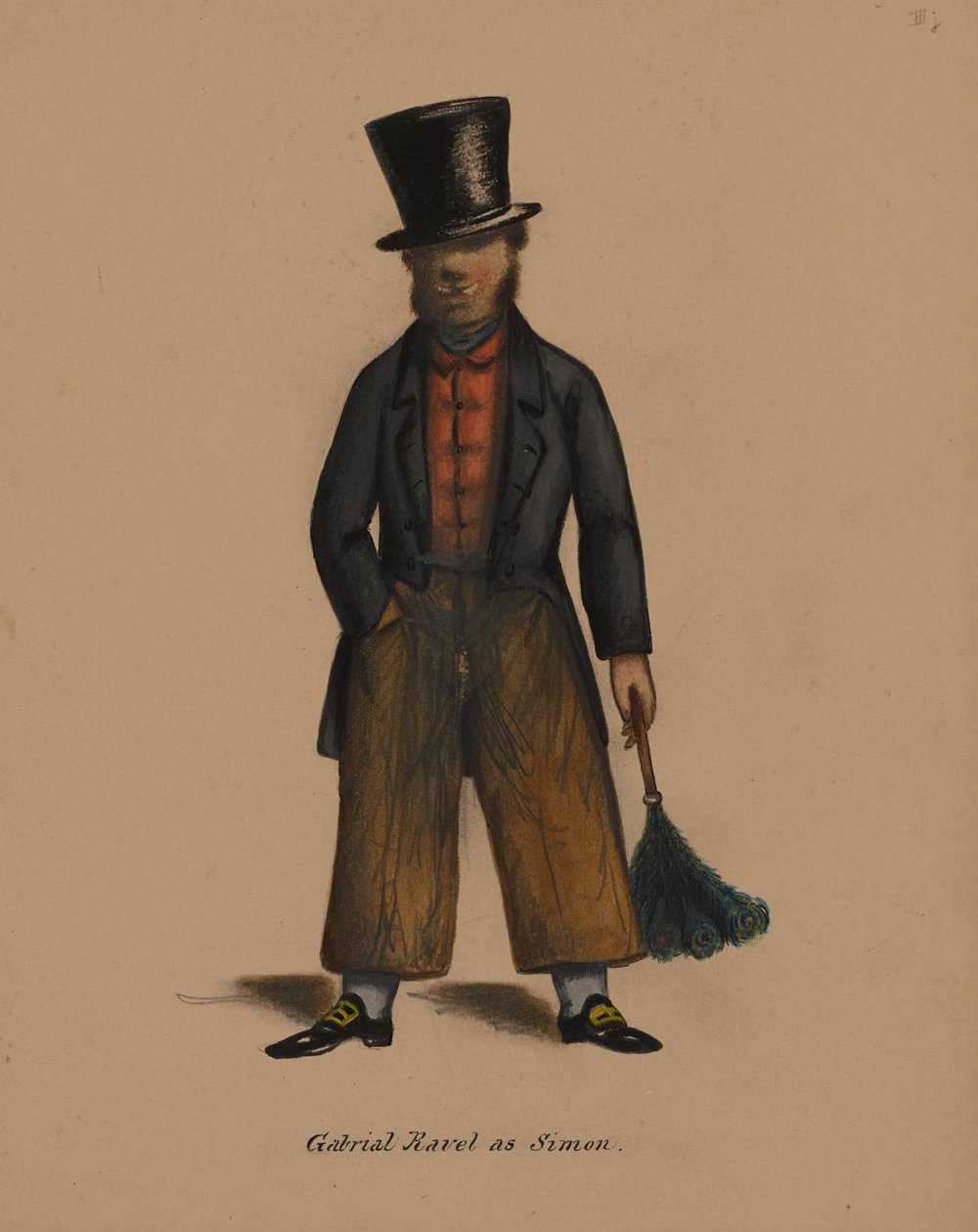Gabriel Ravel som Simon af Alfred Jacob Miller