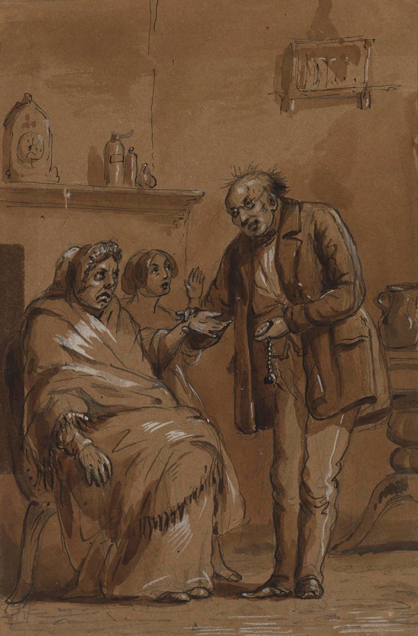 Nå, doktor, fortæl mig det dog, tak af Alfred Jacob Miller