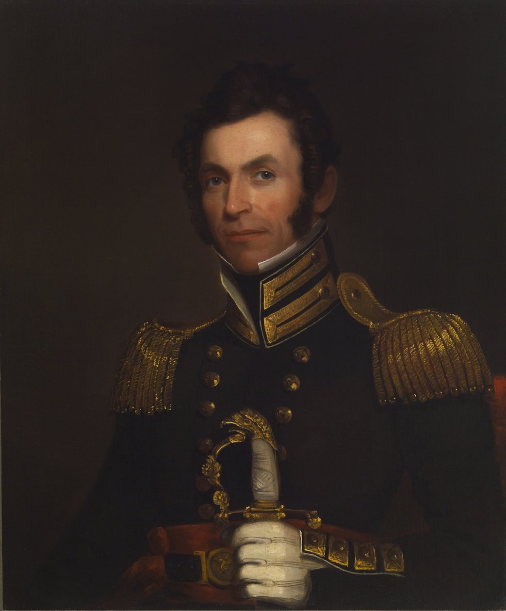 Portræt af oberst Alexander Smith (1790-1858) af Alfred Jacob Miller