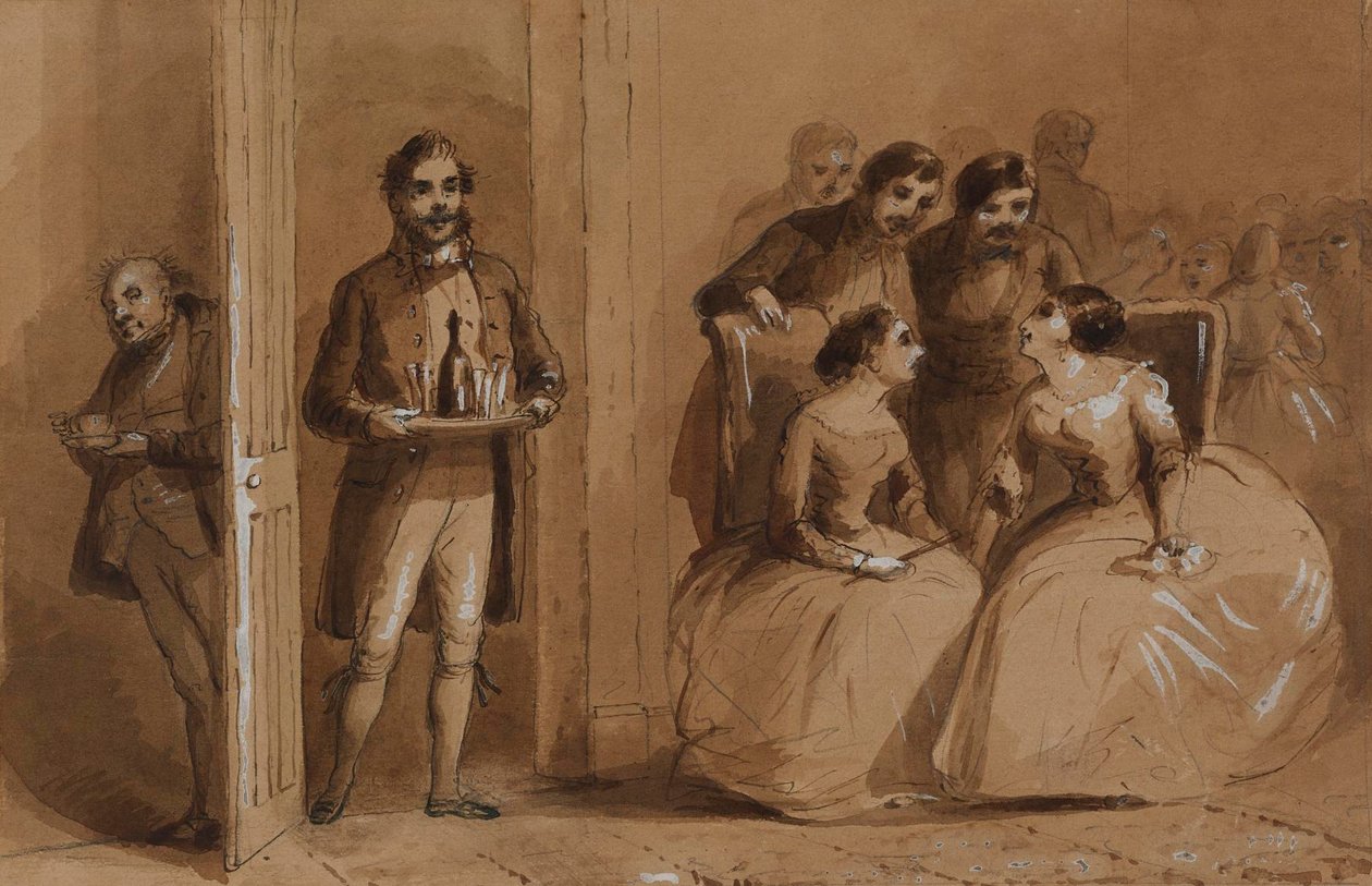 Scene fra »Little Dorritt« af Alfred Jacob Miller