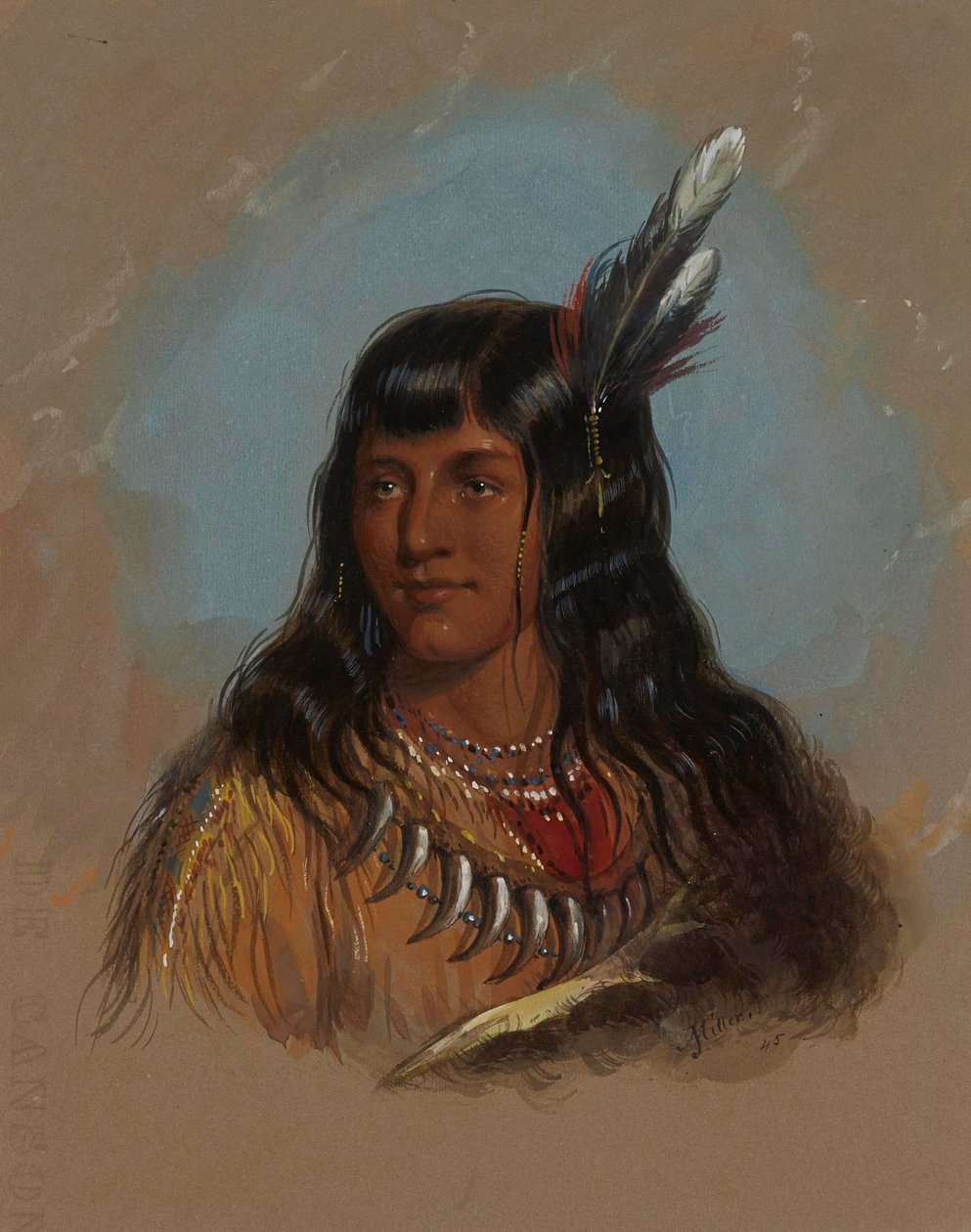 Den gamle Si-roc-u-an af Alfred Jacob Miller