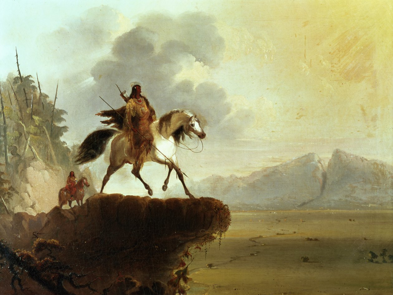 Slangeindianere af Alfred Jacob Miller