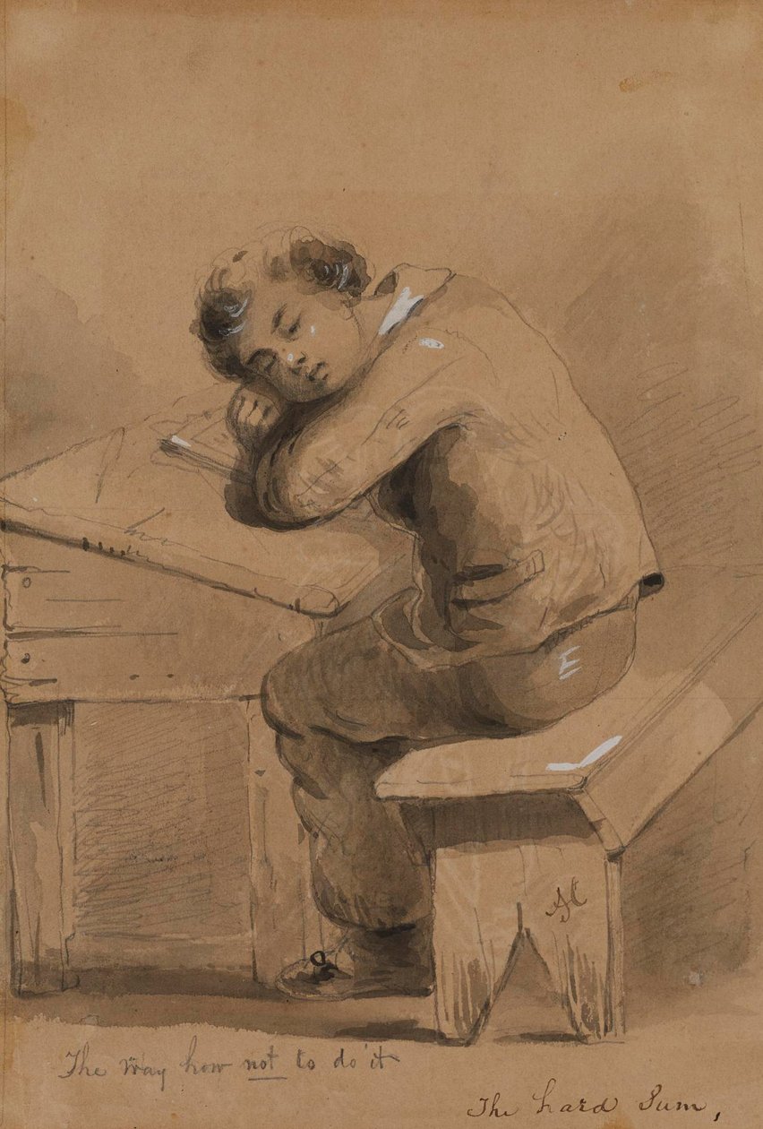 Den svære regnestykke af Alfred Jacob Miller