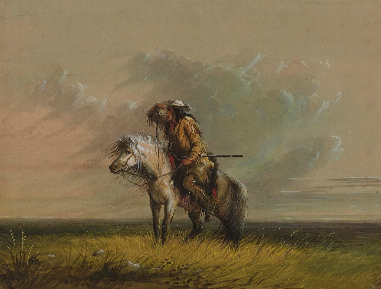 Den fortabte nybegynder af Alfred Jacob Miller