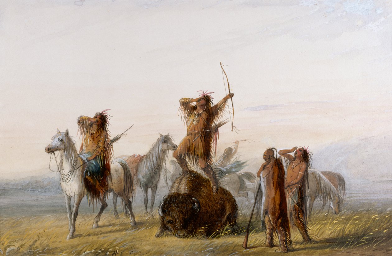 Triumfråb af Alfred Jacob Miller