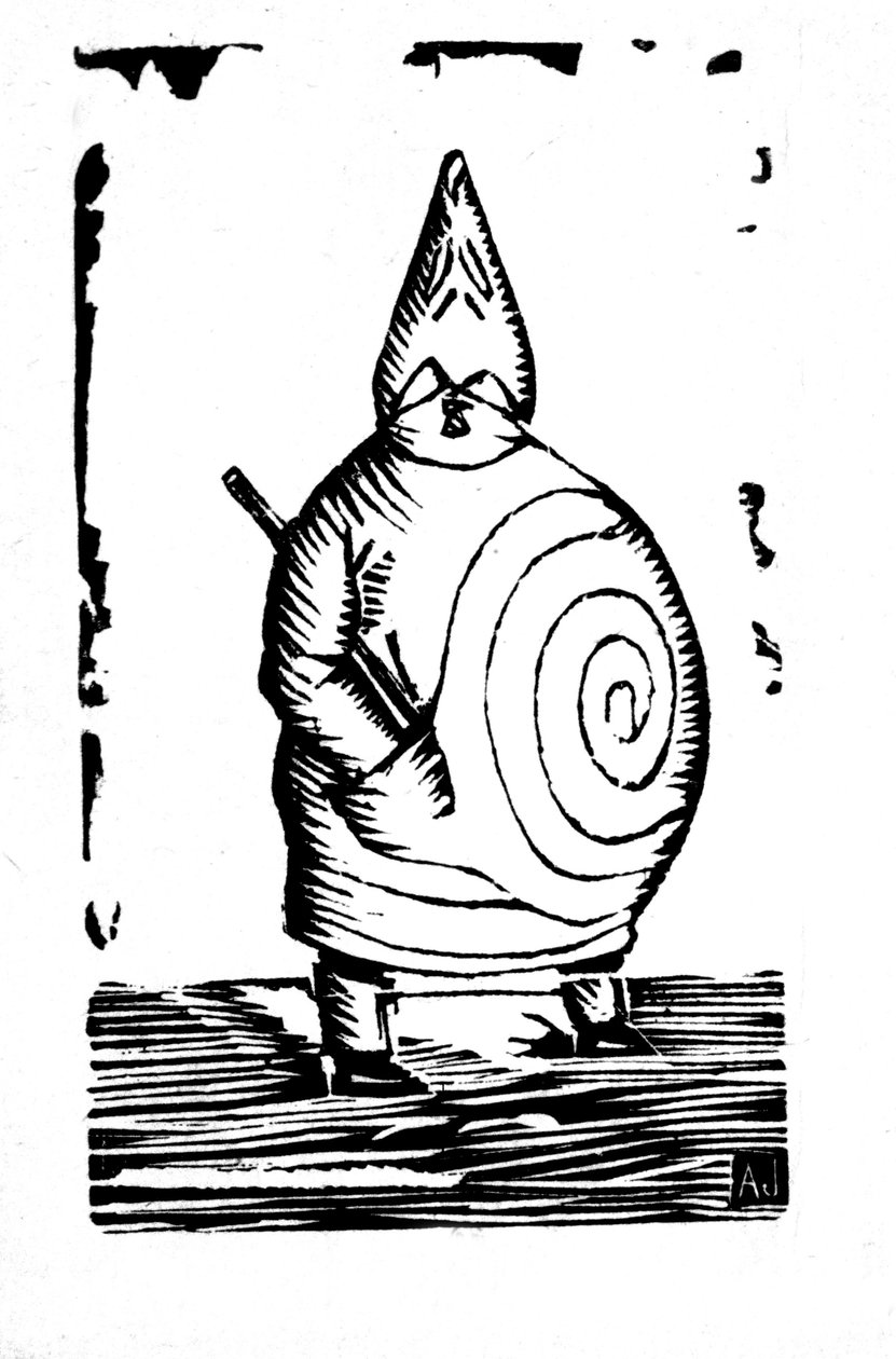 Fader Ubu, slutningen af det 19. århundrede (trægravering) af Alfred Jarry