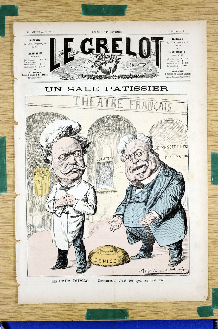 Omslag af "" Le Grelot "", nummer 721, Satirique en Couleurs af Alfred Le Petit