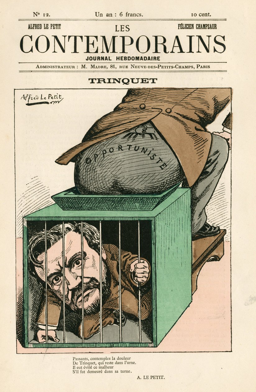 Cover af "" Les Contemporains"", nummer 12 af Alfred Le Petit