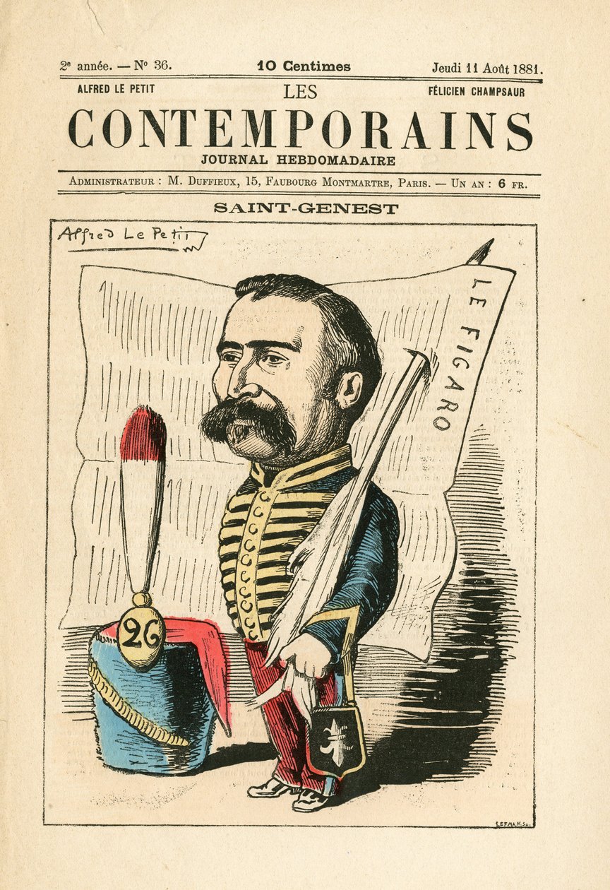 Cover af "" Les Contemporains"", nummer 36 af Alfred Le Petit