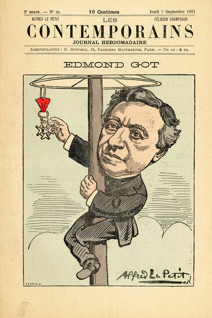 Cover af "" Les Contemporains"", nummer 39 af Alfred Le Petit