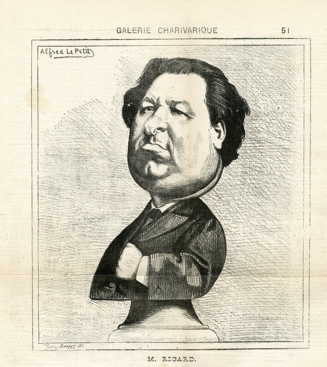 Illustration af Alfred Le Pete (1841-1909) i Le Charivari af Alfred Le Petit