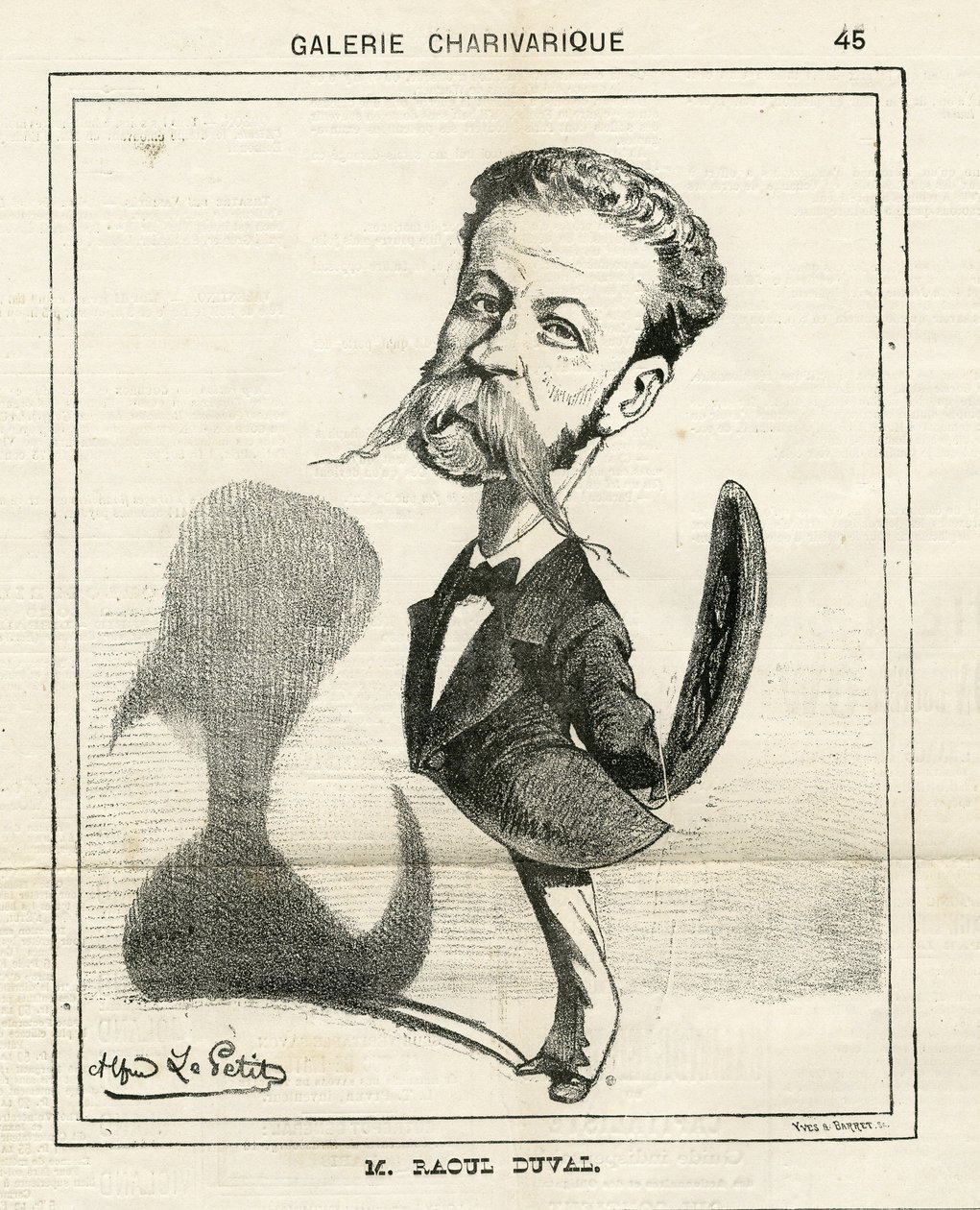 Illustration i Le Charivari af Alfred Le Petit