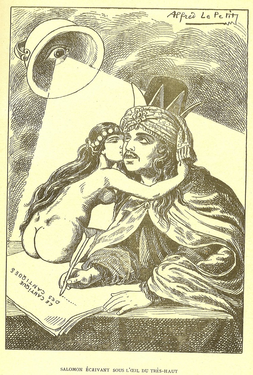 Illustration af Alfred Le Pete (1841-1909) i Gros-Jean og hans sogn af Alfred Le Petit