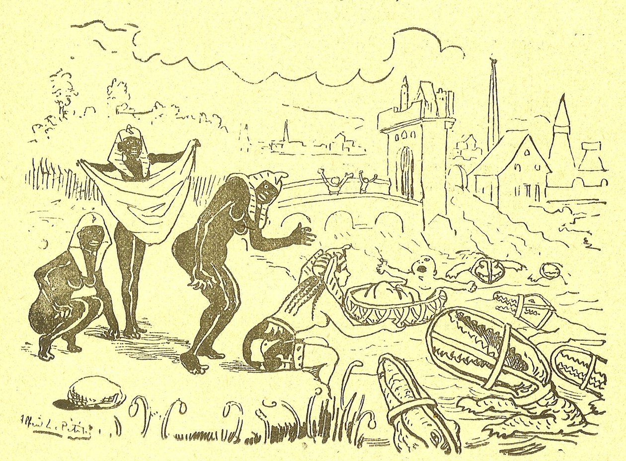 Illustration af Alfred Le Pete (1841-1909) i Gros-Jean et son-kur af Alfred Le Petit