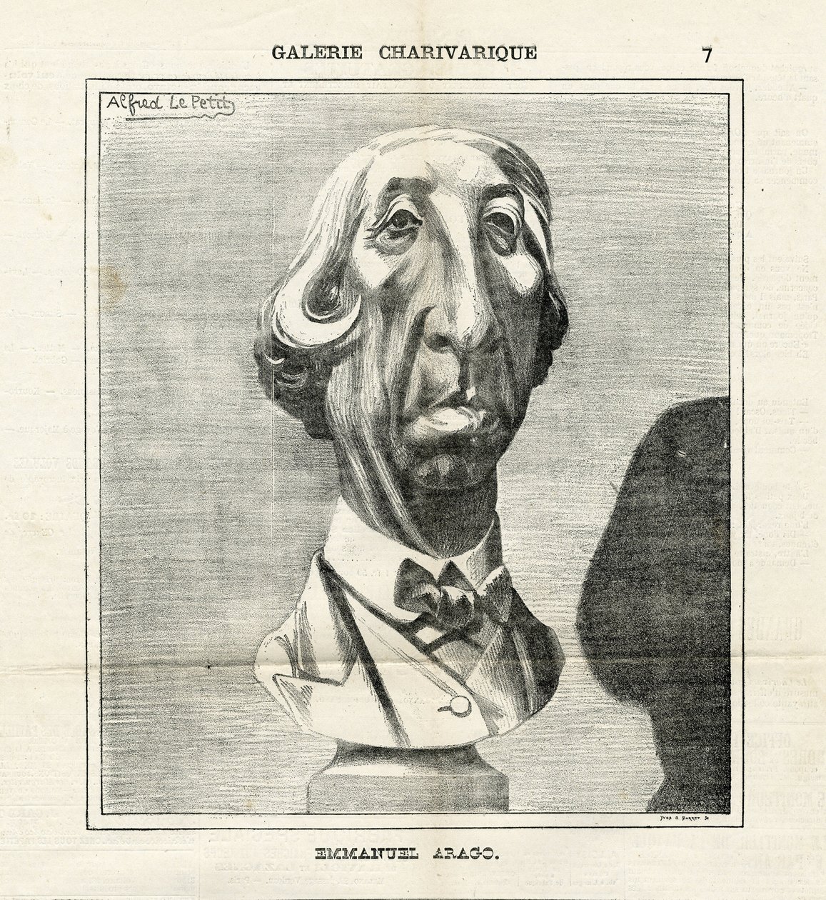 Illustration af Alfred Le Pete (1841-1909) i Le Charivari af Alfred Le Petit