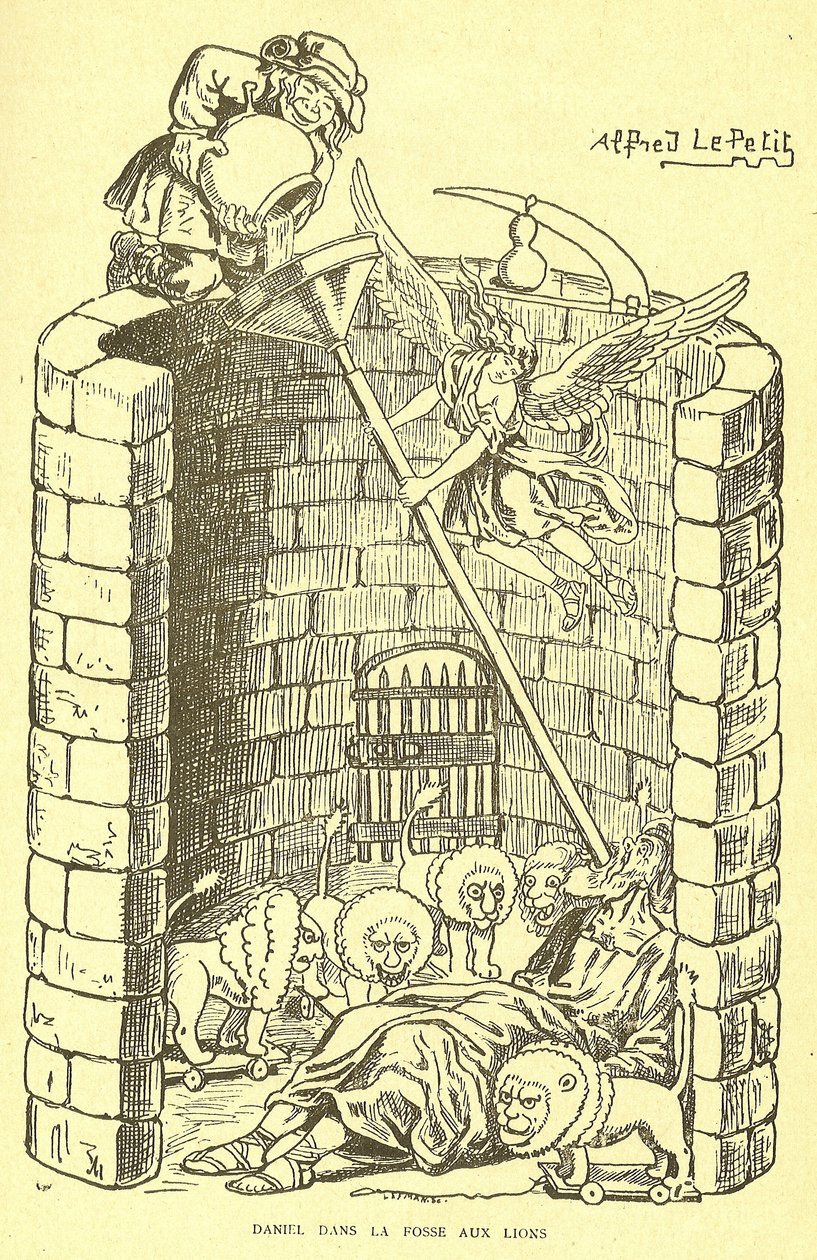 Illustration af Alfred Le Petité (1841-1909) i Gros-Jean og hans sogn af Alfred Le Petit
