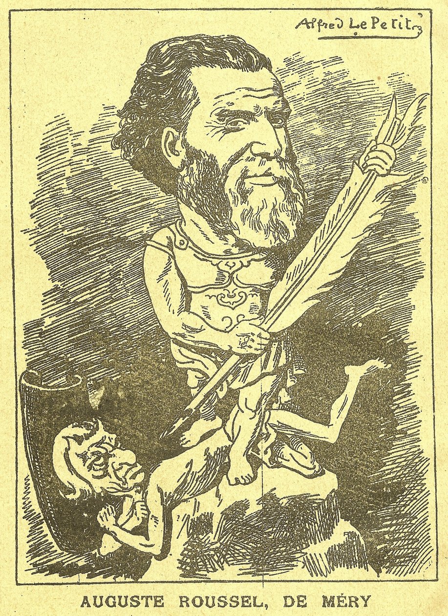 Illustration af Alfred Le Petit (1841-1909) i Grosjean og hans kur af Alfred Le Petit