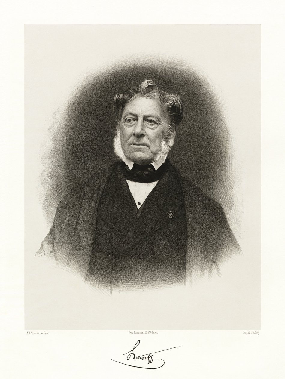 Jakob Ignaz Hittorf, 1865-66 af Alfred Lemoine