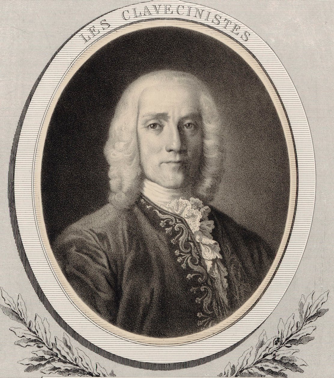 Portræt af komponisten Domenico Scarlatti 1685-1757, ca. 1850. af Alfred Lemoine