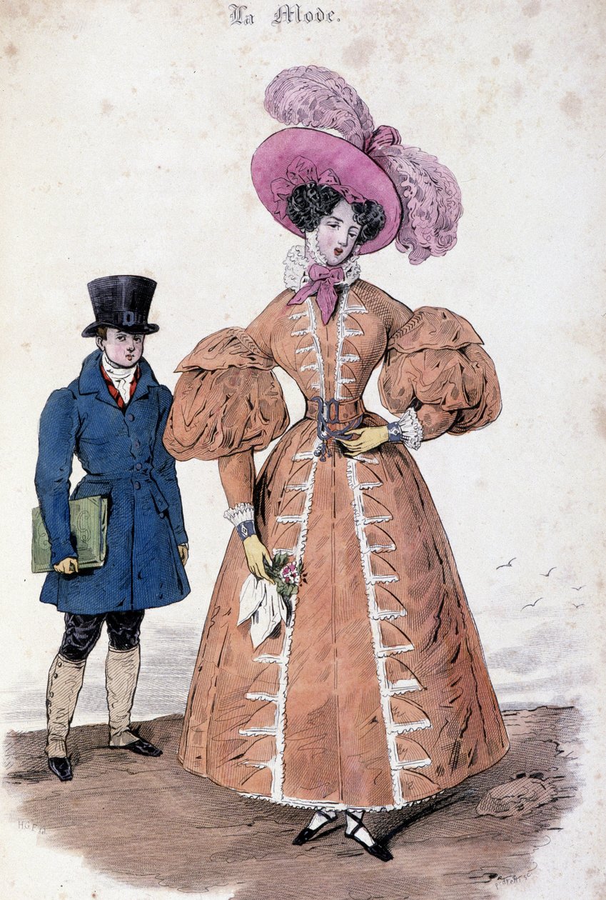 Herre- og feminin mode af Alfred Leon Lemercier