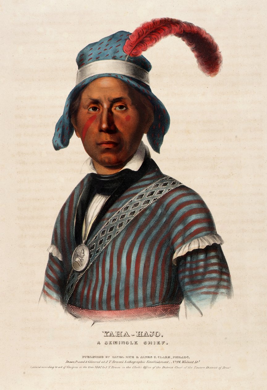 Yaha-hajo. En seminole-høvding. af Alfred M. Hoffy