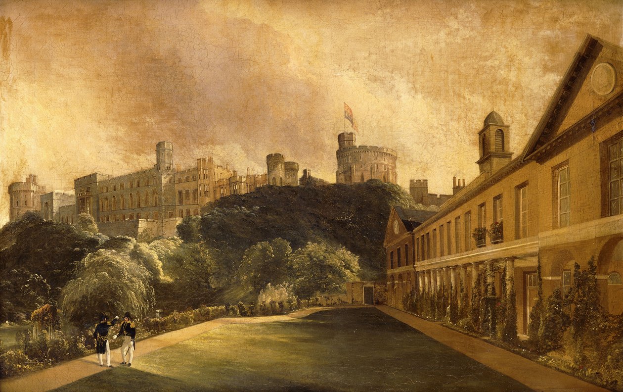 Udsigt over Windsor Castle fra Traver