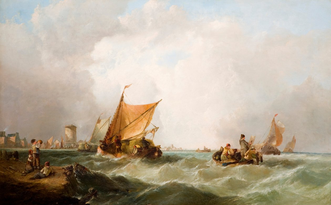 Hollands kyst af Alfred Montague
