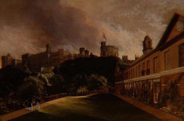 Udsigt over Windsor Castle fra Traver