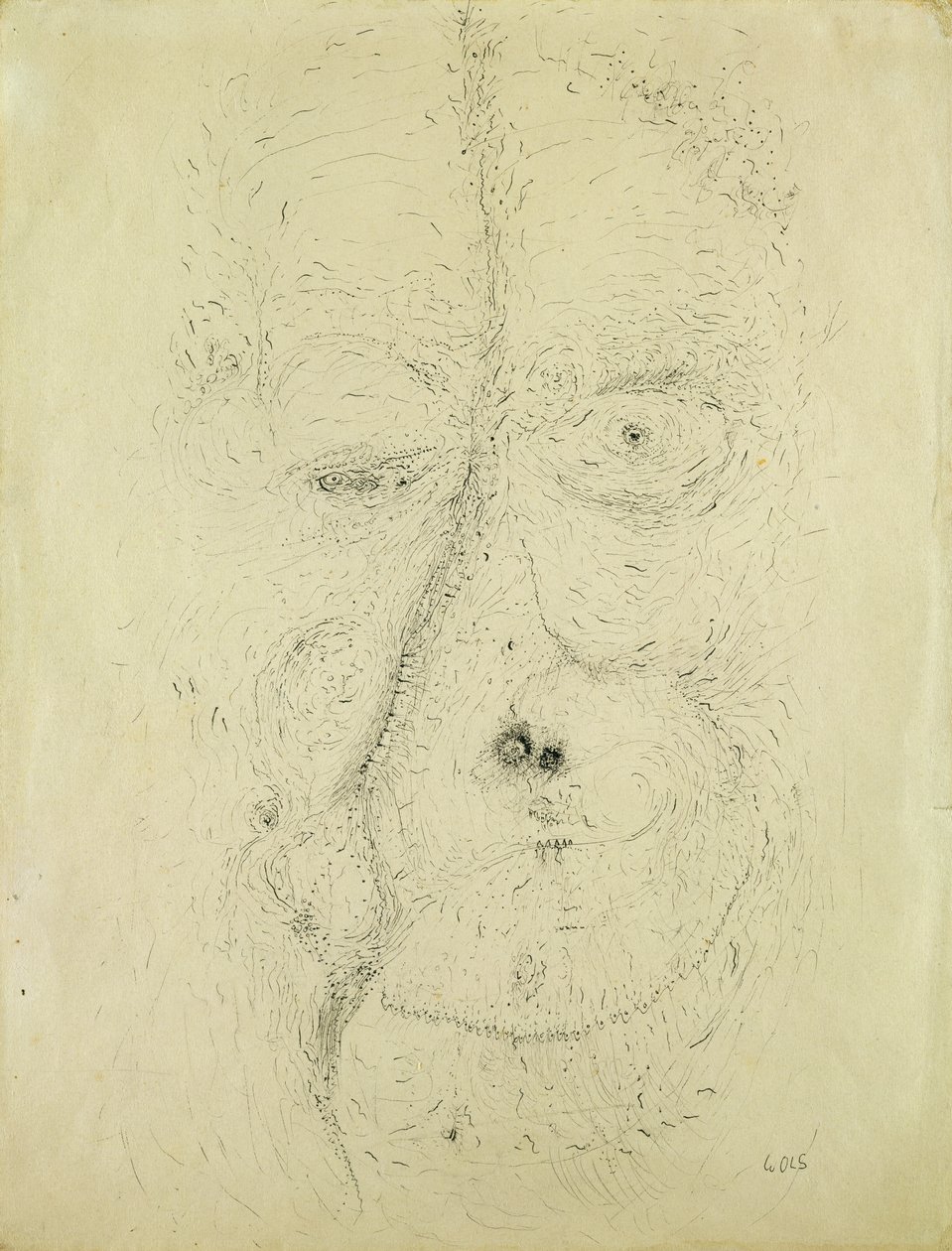 Portræt af Alfred Otto Wolfgang Schulze Wols