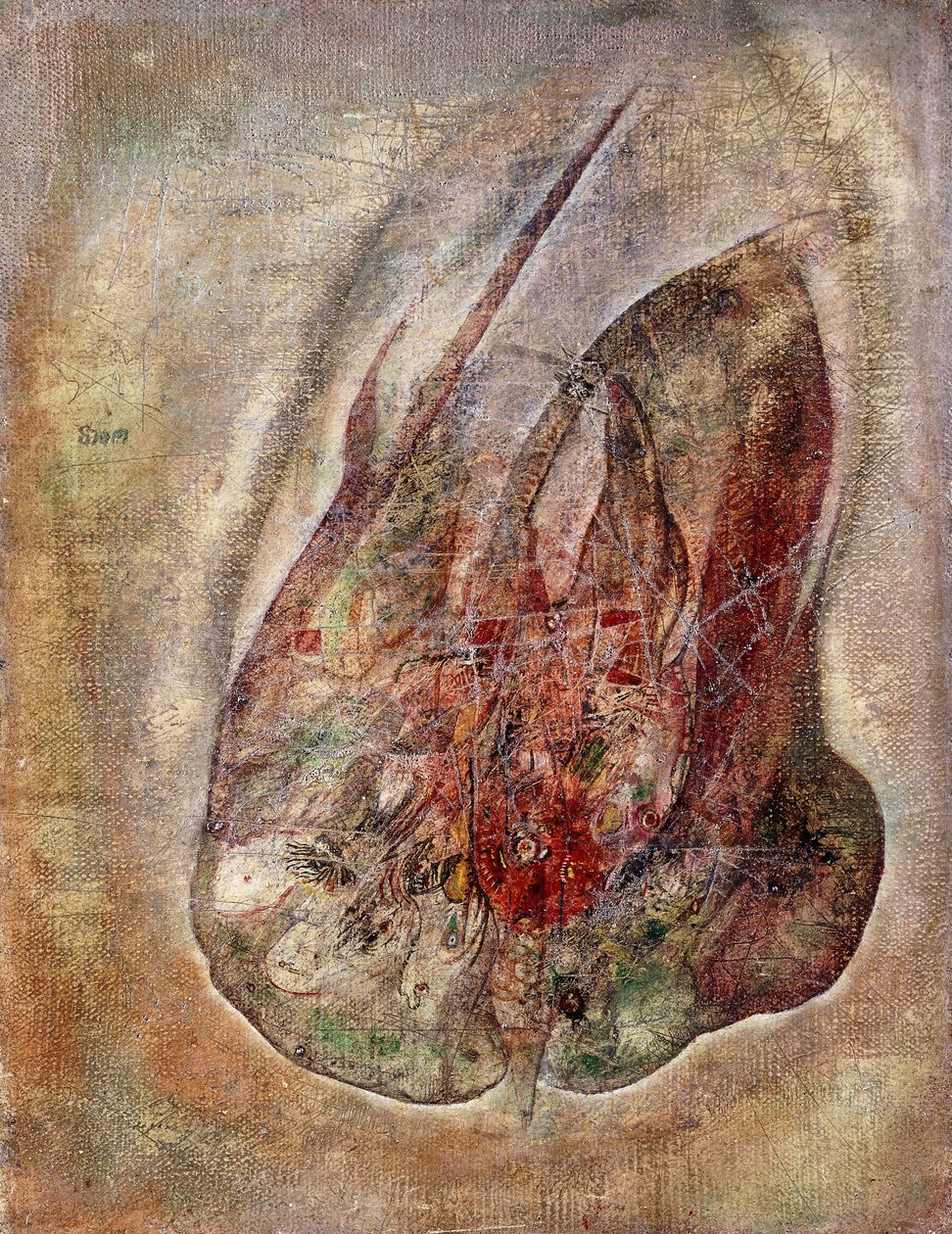 Uden titel, ca. 1946 (olie på lærred) af Alfred Otto Wolfgang Schulze Wols
