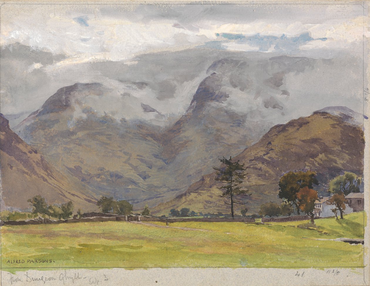 Fra Dungeon Ghyll af Alfred Parsons