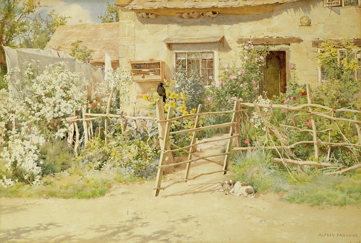 Varm eftermiddag af Alfred Parsons