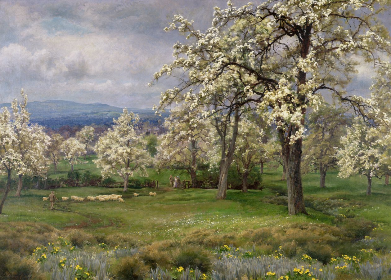 Pærehaven, ca. 1903 af Alfred Parsons