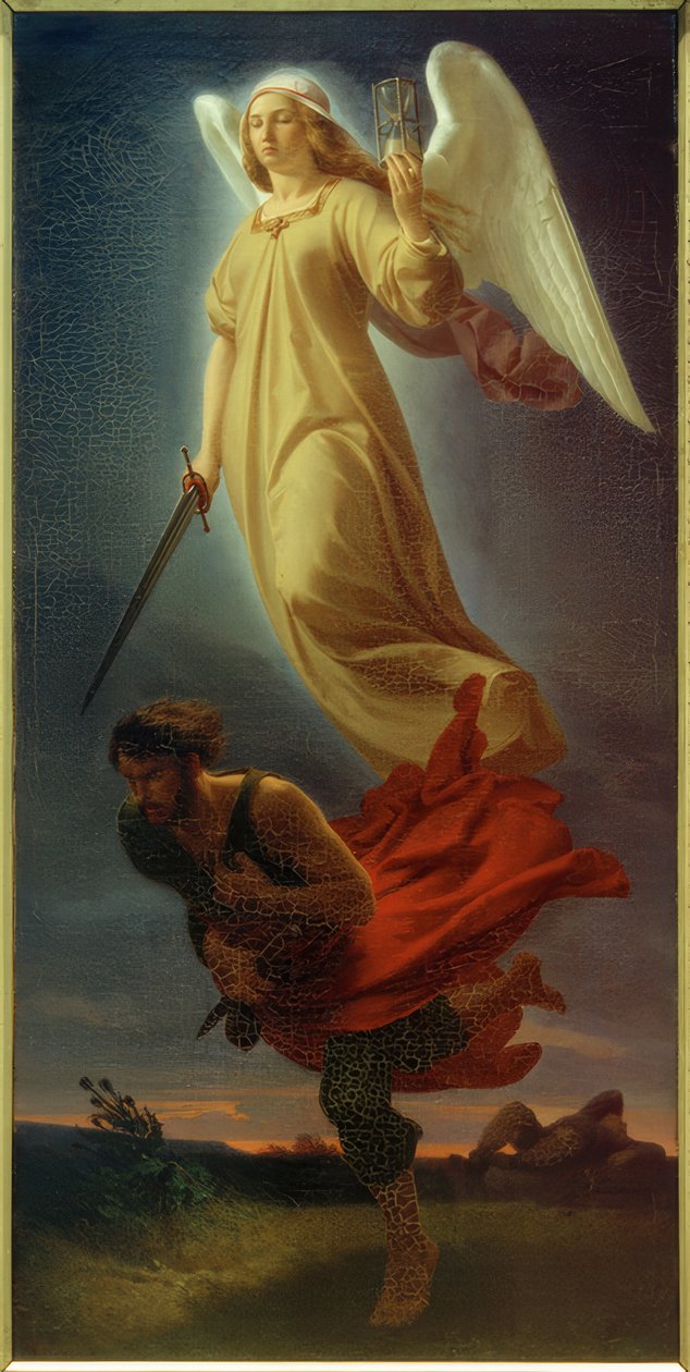 A.Rethel, Nemesis (kriminalitet og retfærdighed) af Alfred Rethel