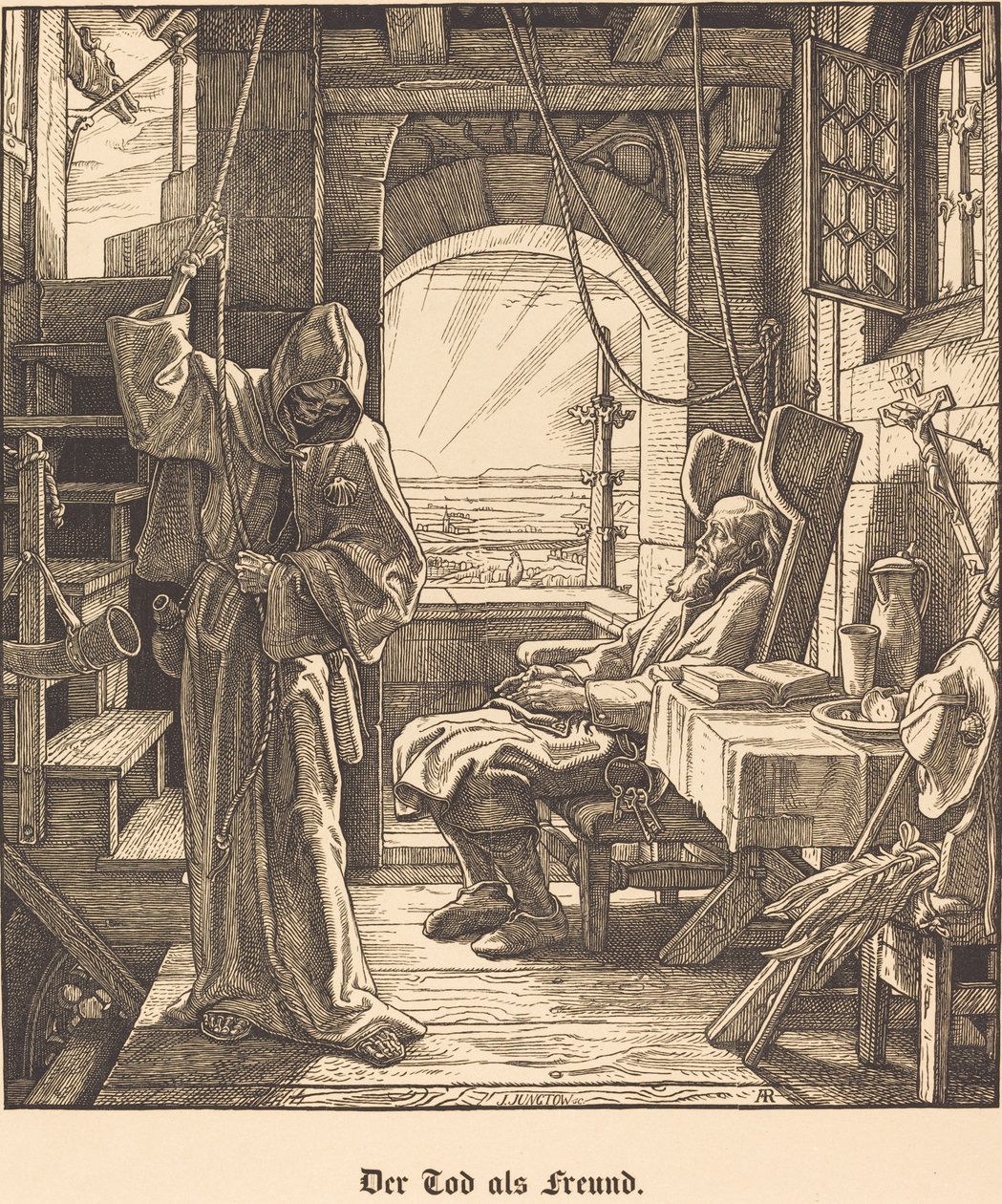 Døden som ven af Alfred Rethel