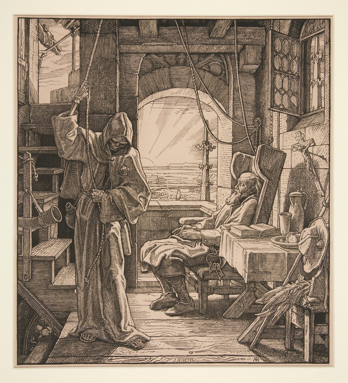 Døden som ven af Alfred Rethel