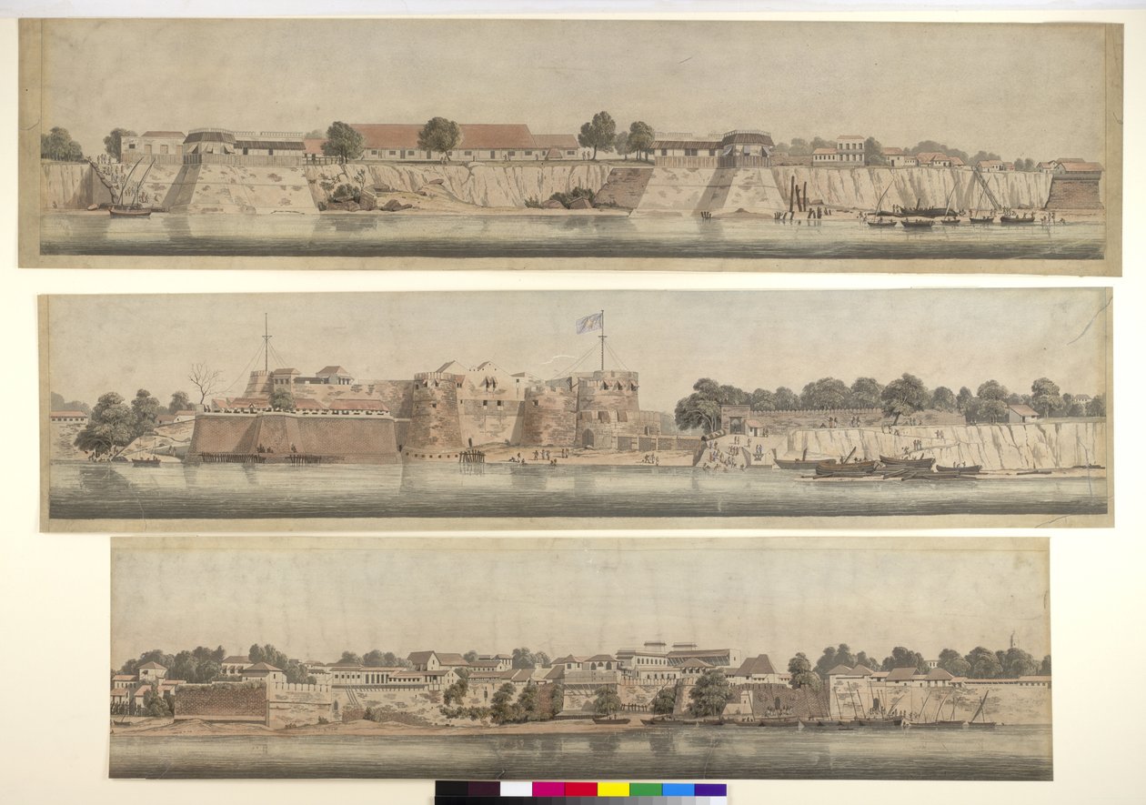 Panorama af Surat af Alfred Robert Freebairn
