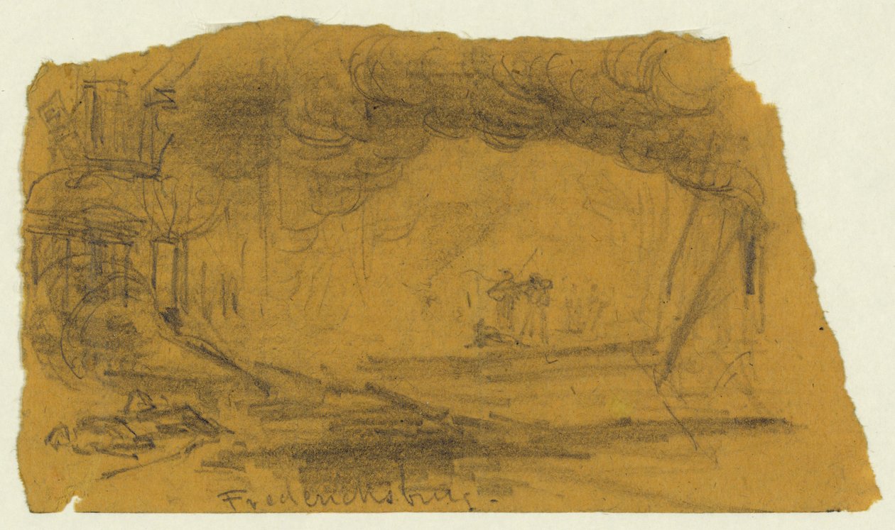 Fredericksburg af Alfred Rudolph Waud