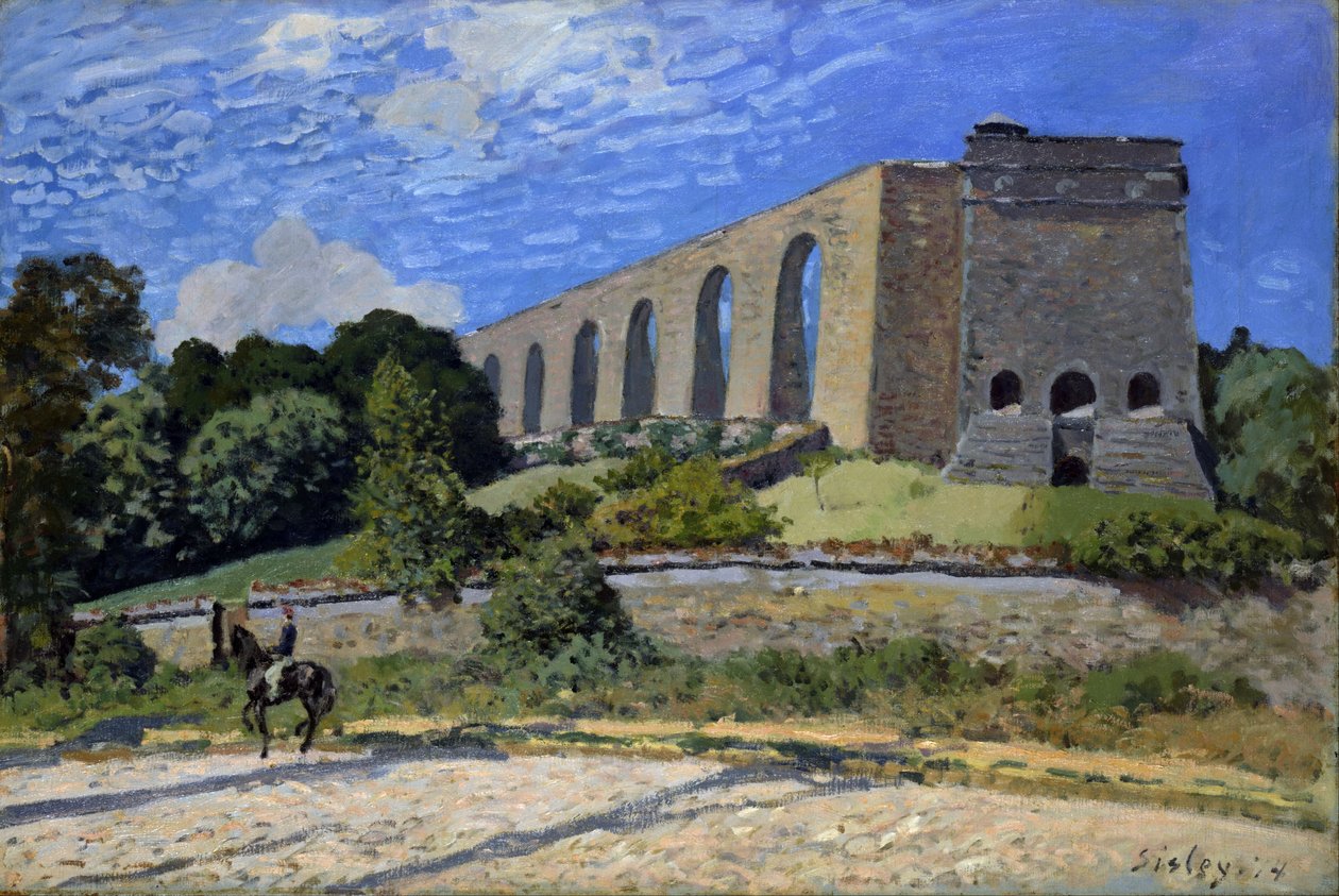 Akvedukt i Marly af Alfred Sisley