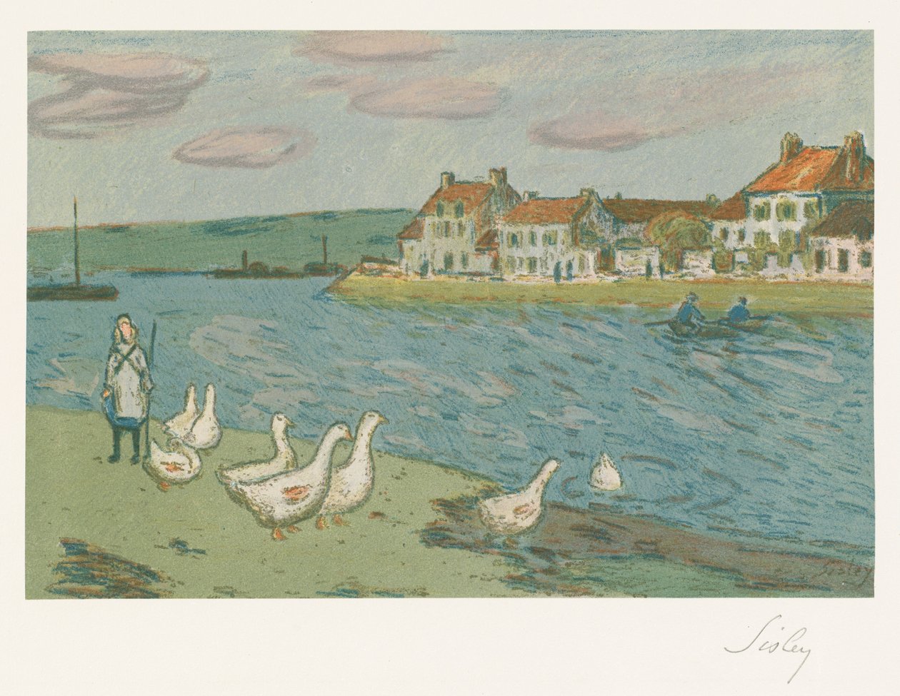 Rivers of the River, 1897 af Alfred Sisley