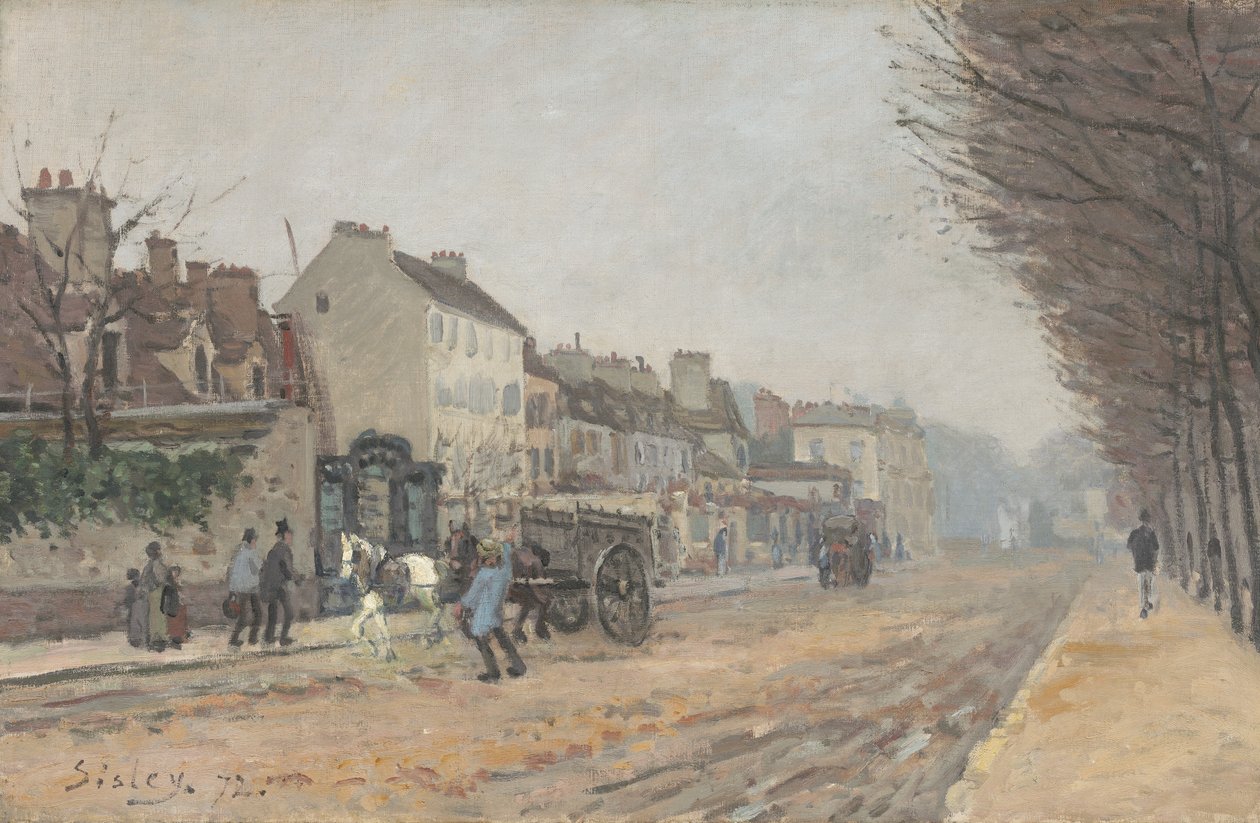 Boulevard Héloïse, Argenteuil, 1872 af Alfred Sisley