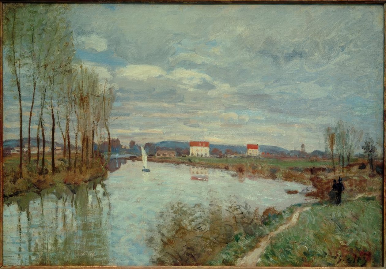 Seinen ved Argenteuil af Alfred Sisley