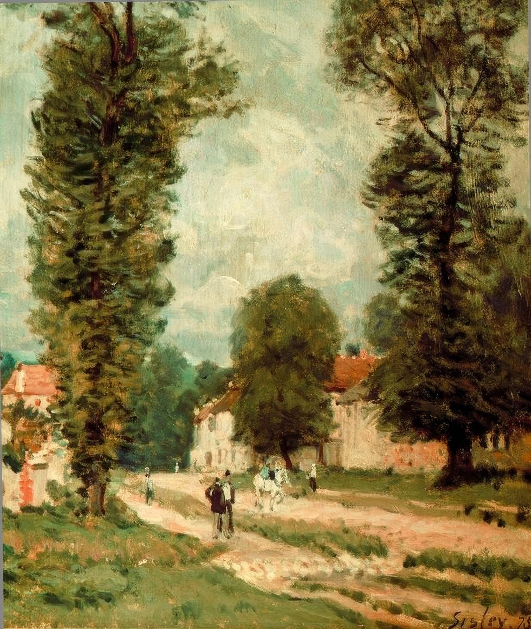 Vejen til Versailles af Alfred Sisley