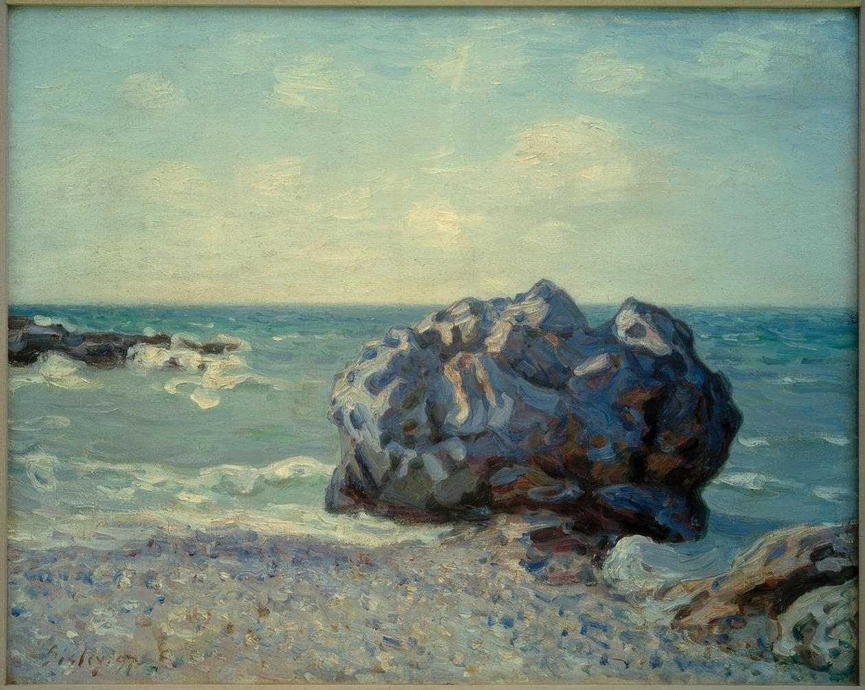 Langland Bugt om morgenen af Alfred Sisley