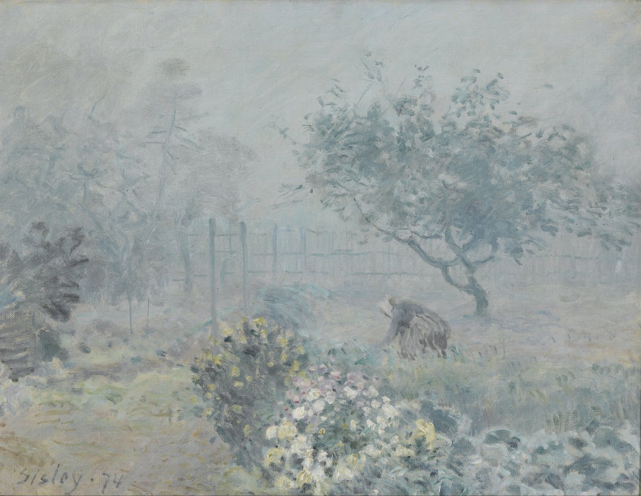Le Brouillard, Voisins af Alfred Sisley