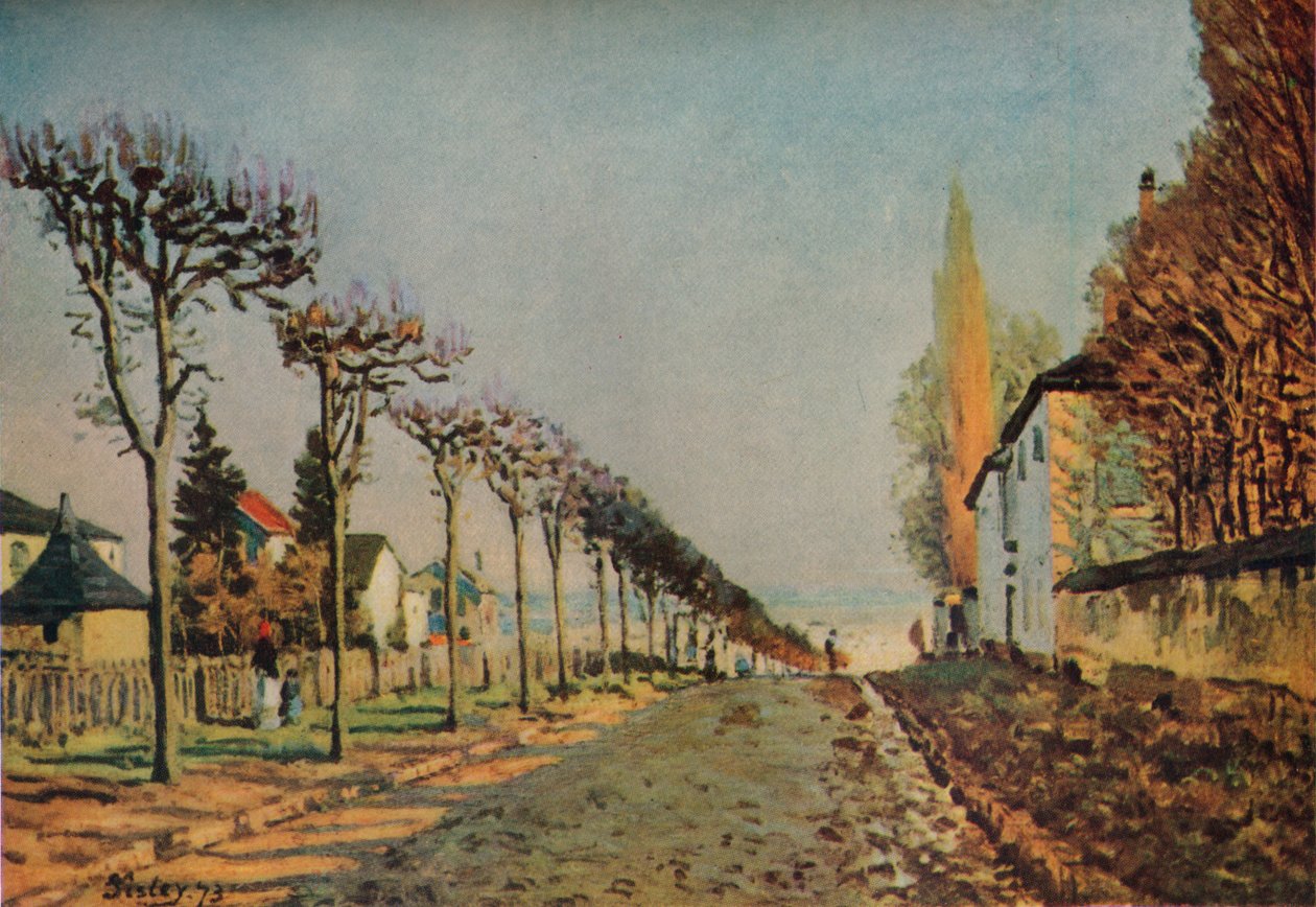 Vejen til maskinen, 1873, 1929 af Alfred Sisley