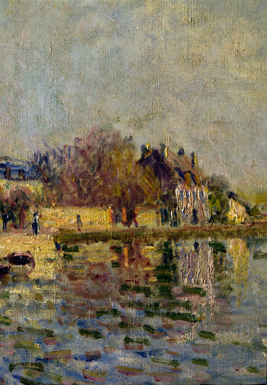 Loing Detail Canal. Maleri af Alfred Sisley (1839-1899) 1884 søn. 0,38x0,55 m Paris, musee d
