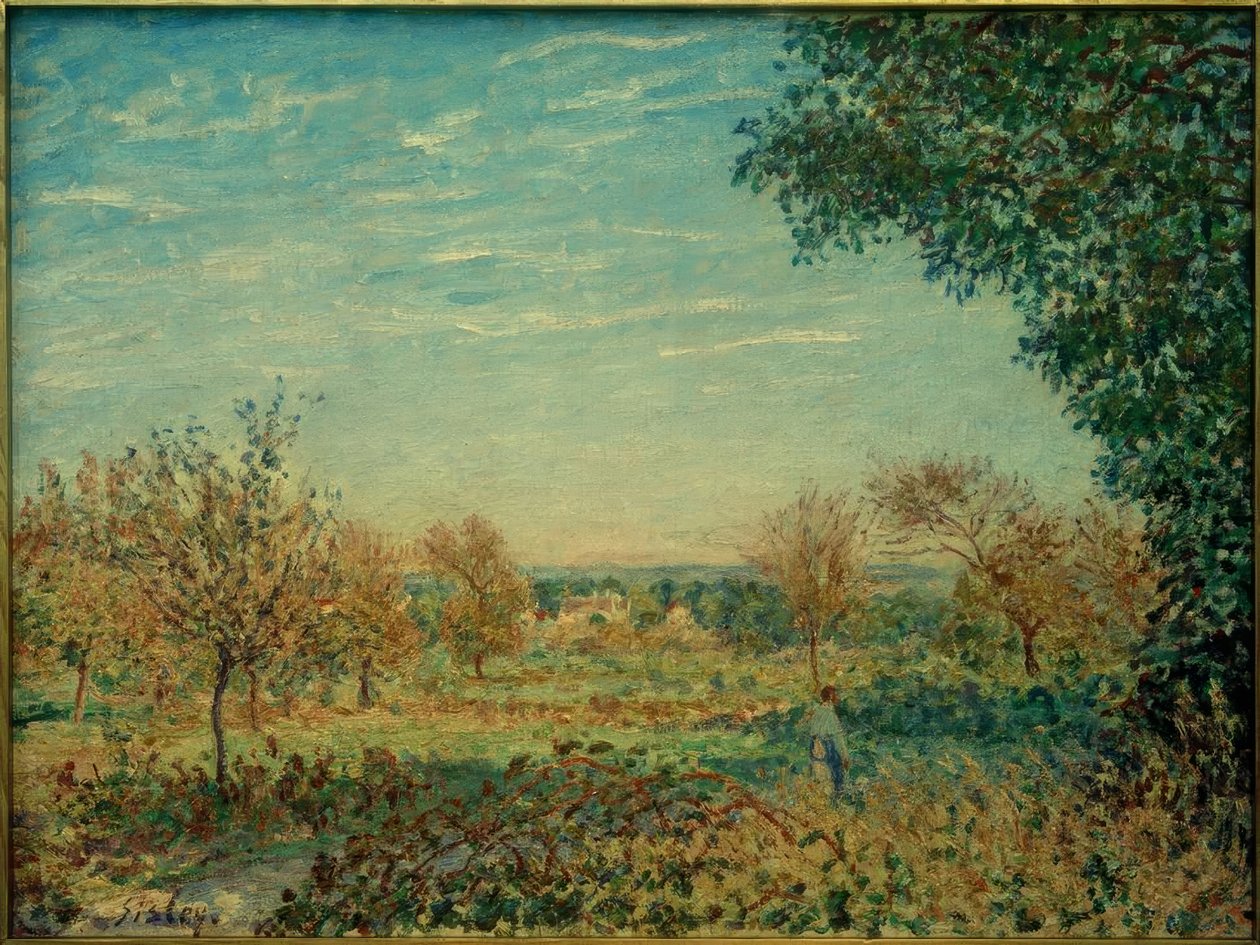 september morgen af Alfred Sisley