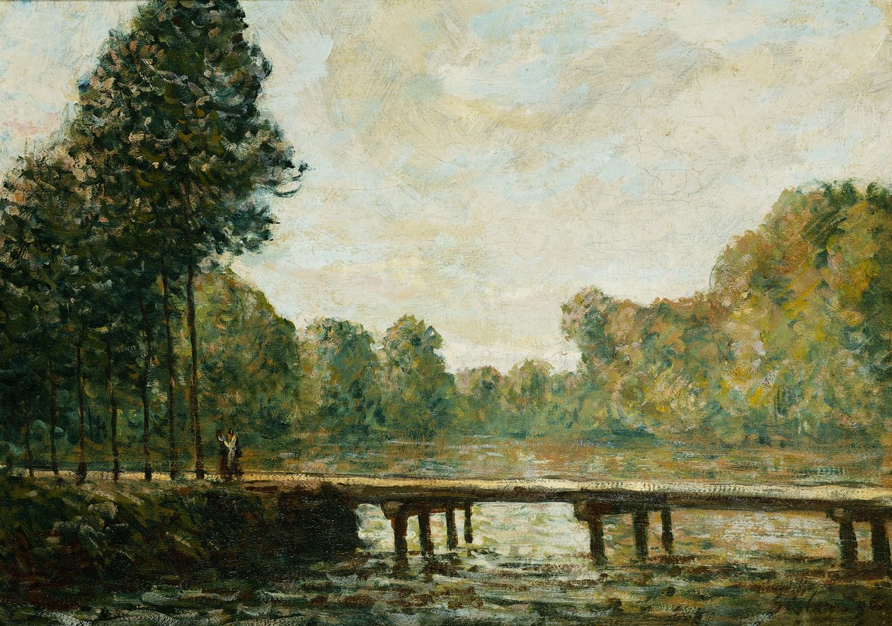 Lille bro over Orvanne, 1890 af Alfred Sisley